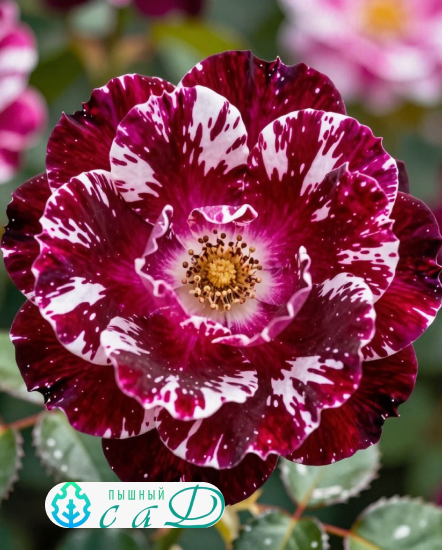 Роза "ПЕРПЛ СПЛЭШ"
